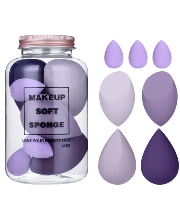 Σφουγγαράκια για make up - σετ 7 τεμαχίων - Image 5