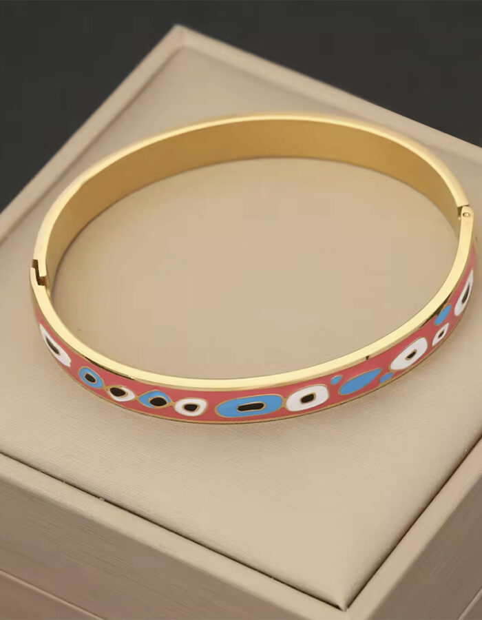 Γυναικεία χειροπέδα red evil eye