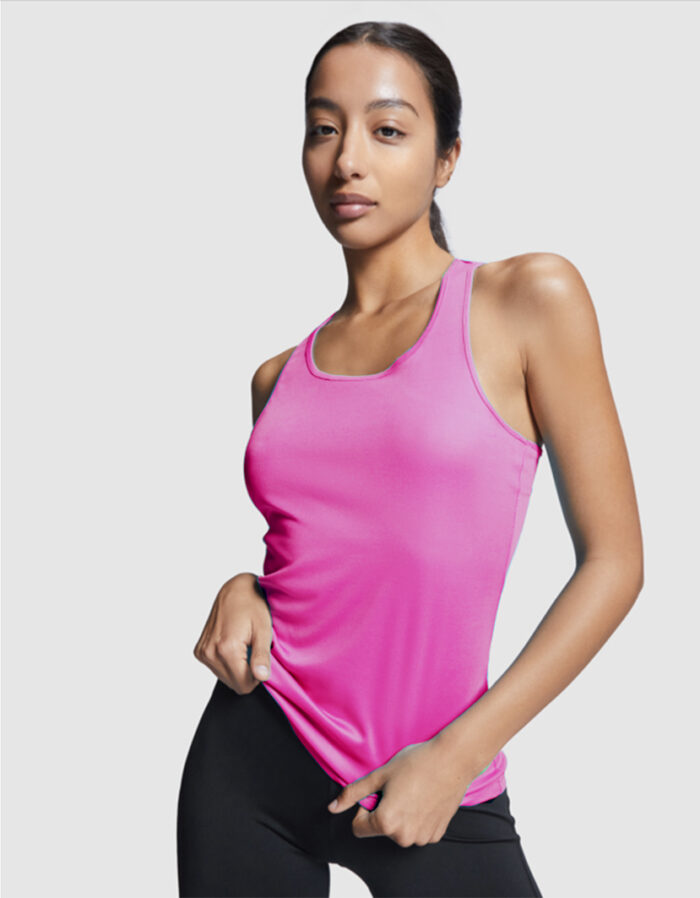 Αθλητικό Quick Dry shirt –  φούξια - Image 2