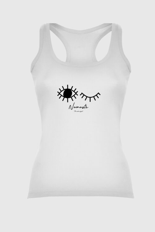 NAMASTE TANK TOP ΛΕΥΚΟ