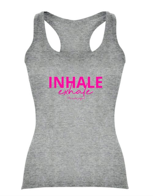 Αθλητικό tank top γκρι Inhale