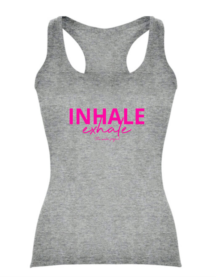 Αθλητικό tank top γκρι Inhale