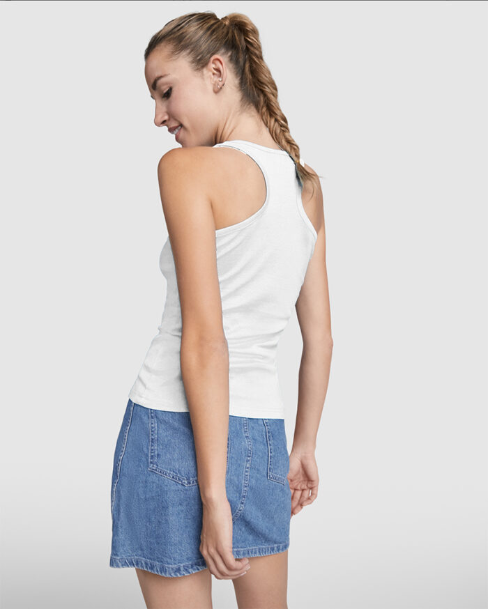 Αθλητικό tank top λευκό namaste - Image 2