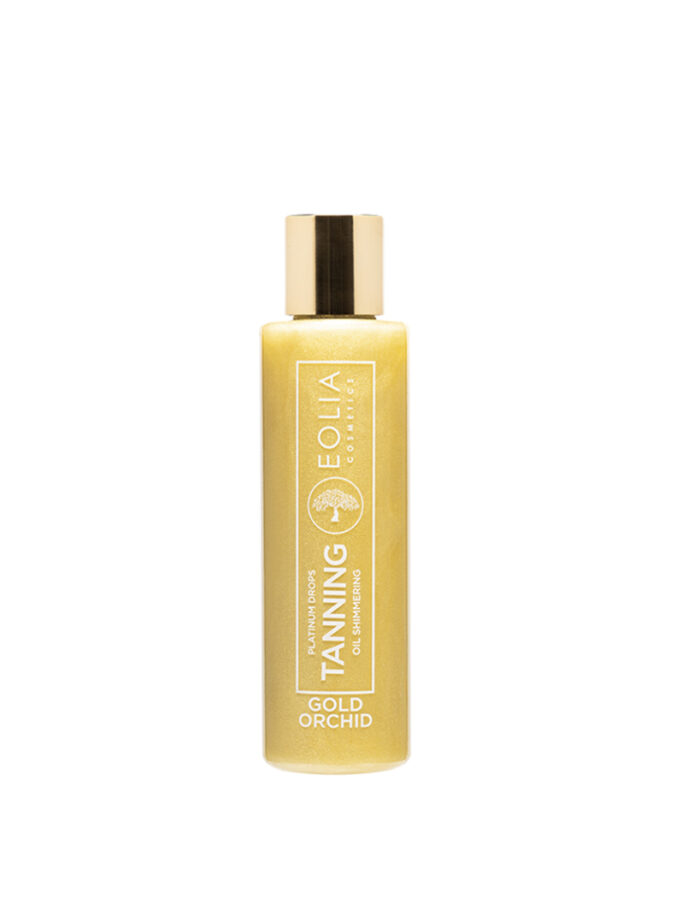 Tanning Shimmering Oil -  Platinum Drops Gold Orchid