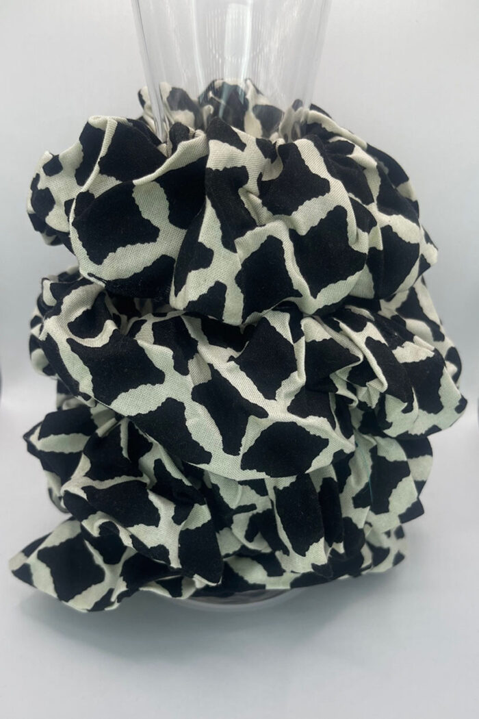 Scrunchie Black & white