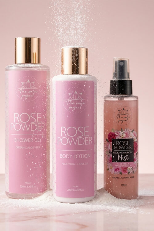 ROSE POWDER BEAUTY SET 4