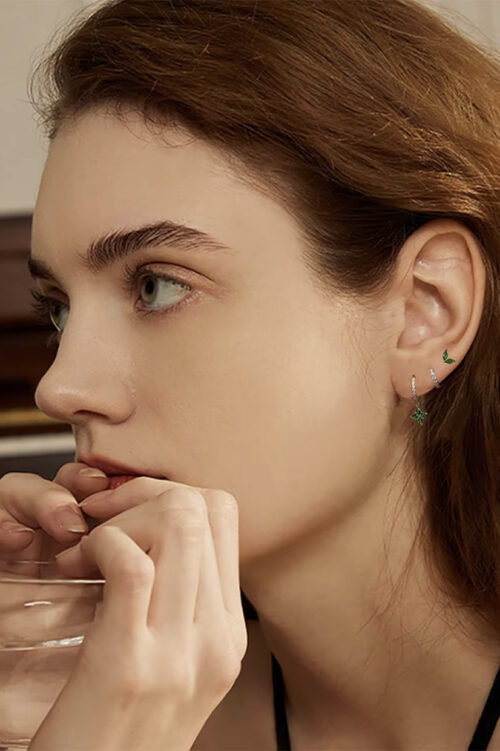 EMERALD SET SILVER