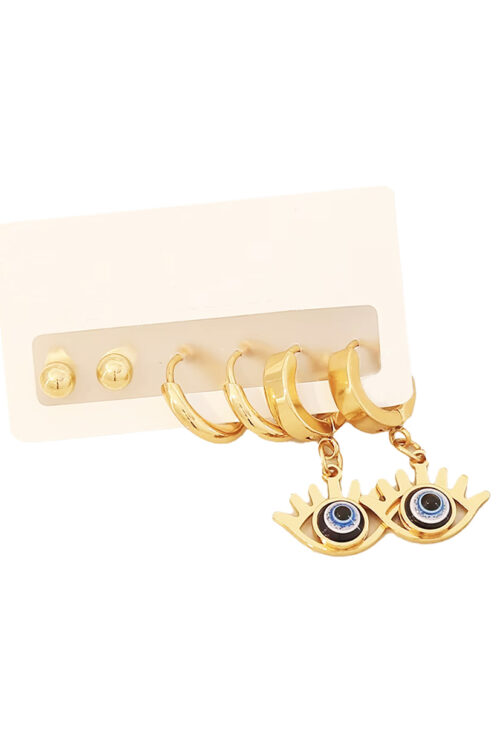 EVIL EYE GOLD SET