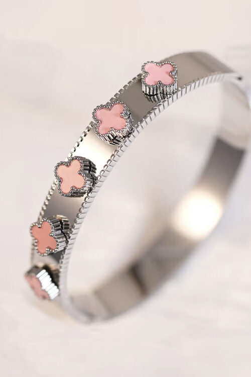 ΒΡΑΧΙΟΛΙ LUCKY PINK SILVER