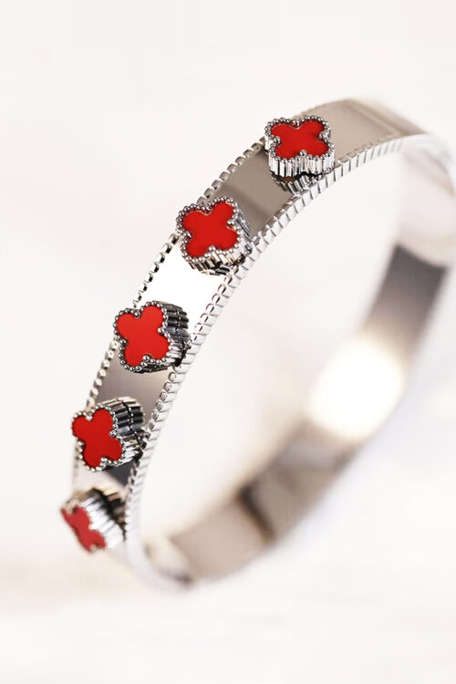 ΒΡΑΧΙΟΛΙ LUCKY RED SILVER