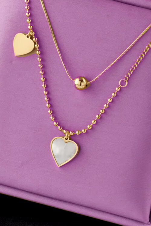 ΜΕΝΤΑΓΙΟΝ HEART DOUBLE CHAIN