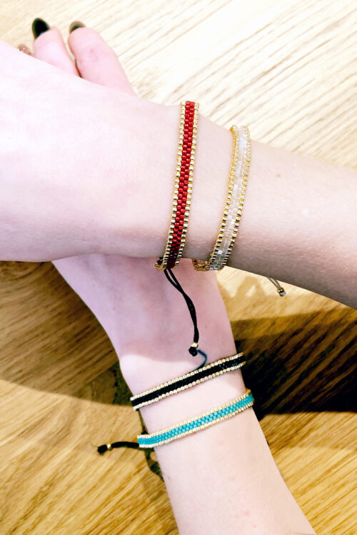 ΒΡΑΧΙΟΛΙ BEADWORK RED