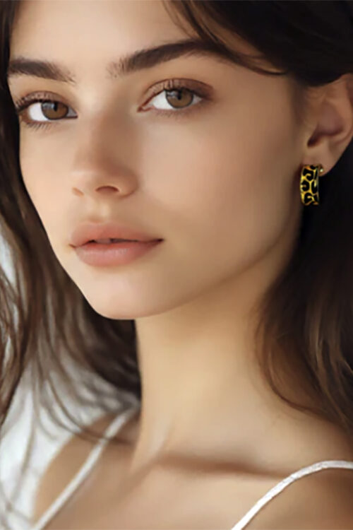 LEOPARD HOOPS